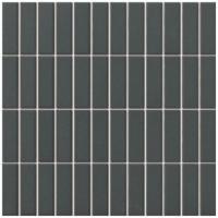 Mozaiek London Rechthoek Zwart 2,3x7,3 - thumbnail