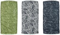 OXFORD multifunktionstuch "comfy" neckerchief comfy paisley 3-pack - thumbnail