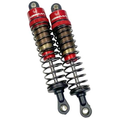 Absima aluminium schokdempers, rood, 85mm voor 1/10 auto Absima aluminium schokdempers, rood, 85mm voor 1/10 auto