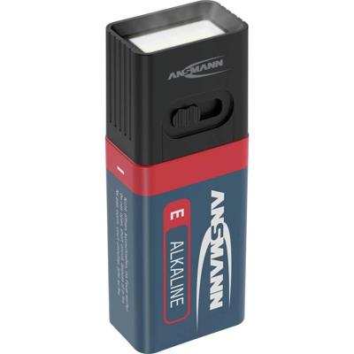 Ansmann 1600-0714 ANSMANN COB LED Mini-Leuchte betrieben durch 9V Batterie Handlamp COB LED werkt op batterijen 3 W 60 lm
