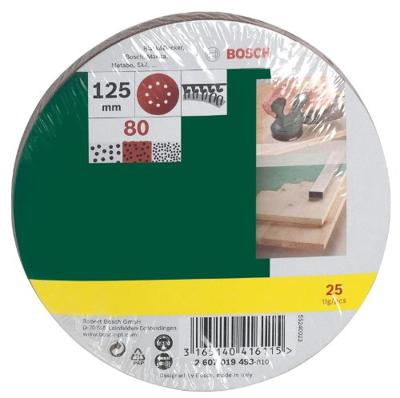 Bosch Accessoires Schuurpapierset Excenter 125mm 25-Delig - 2607019493