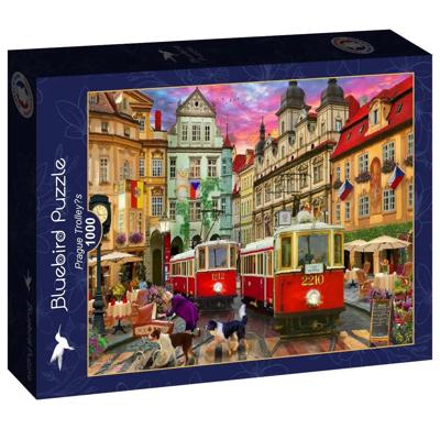 Prague Trolley's Puzzel 1000 Stukjes
