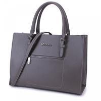 PU damestas handtas NATALIA Grijs - thumbnail