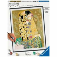 Ravensburger creart schilderen op nummer - the kiss klimt - thumbnail