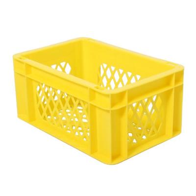 Fietskrat bagagekrat mini geel 30x20x14,5cm