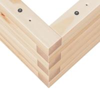Plantenbak 110x60x23 cm massief grenenhout - thumbnail