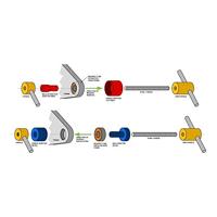 Elvedes Tektro schijfremblok p2011 shimano metal ceramic per 15 sets - thumbnail