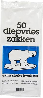 Ijsbeer Diepvrieszakken 1,5l zak a 50 st