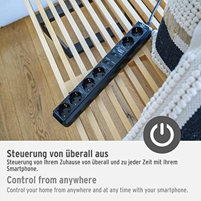 Brennenstuhl Ecolor WLAN stekkerdoos | Eco-Line | zwart - 1159760936