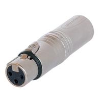 Neutrik NA3F5M XLR-adapter XLR-bus - XLR-stekker Inhoud: 1 stuk(s) - thumbnail