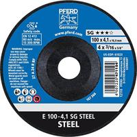 PFERD TOOLS 62210426 E 100-4,1 SG STEEL/16,0 Afbraamschijf gebogen Diameter 100 mm Boordiameter 16 mm Staal 10 stuk(s) - thumbnail