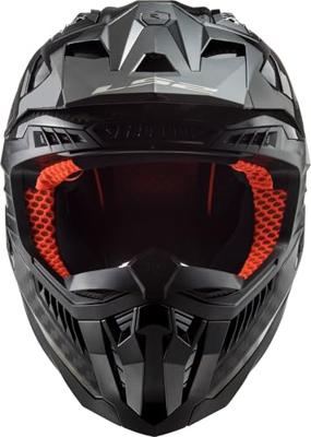 LS2 crosshelm "mx703 x-force solid helmet mx703 x-force solid l carbon