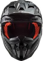 LS2 crosshelm "mx703 x-force solid helmet mx703 x-force solid l carbon - thumbnail
