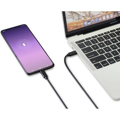 Renkforce RF-4716840 USB-kabel USB 2.0 USB-C stekker 1.00 m Zwart Met anti-microbacterieel oppervlak