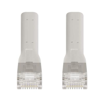 Intellinet 745154 RJ45 Netwerkkabel, patchkabel CAT 6A F/FTP 2.0 m Grijs Flexibel, Afscherming totaal, Halogeenvrij 1 stuk(s)