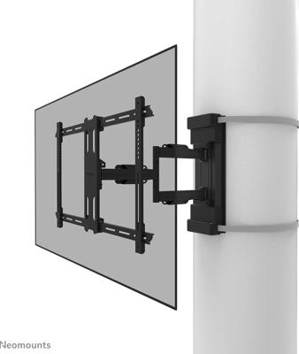 Neomounts WL40S-910BL16 TV-kolomsteun Uittrekbaar, Kantelbaar 101,6 cm (40) - 177,8 cm (70) Uittrekbaar, Kantelbaar, Zwenkbaar, Roteerbaar