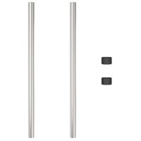 Hekpalen 2 pcs Zilver 110 cm Gegalvaniseerd staal - thumbnail