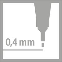 STABILO point 88 fineliner, mosterdgeel - thumbnail
