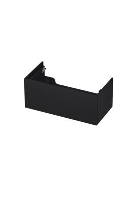 INK - Onderkast 1 Lade Push 2 Open Bestaande Uit - 900x450x376 Mm - Mat Zwart