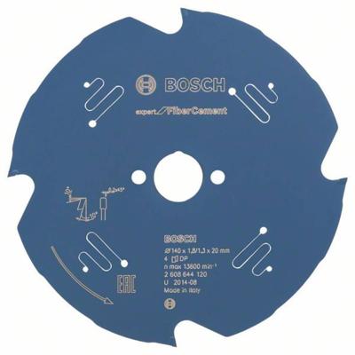 Bosch Accessoires Cirkelzaagblad Expert for Fiber Cement 140X20X1.8/1.3X4 - 2608644120