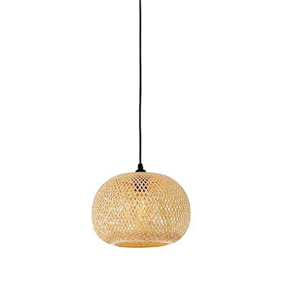 QAZQA Oosterse buiten hanglamp bamboe 3-lichts IP44 - Rafael QAZQA Oosterse buiten hanglamp bamboe 3-lichts IP44 - Rafael