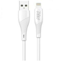 Myway USB-Lightning-kabel, 2,1 A, 1 m, wit - thumbnail