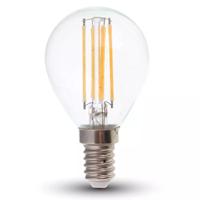 V-TAC LED Filament lamp E14 fitting 6 Watt 600lm P45 extra warm wit 2700K - thumbnail