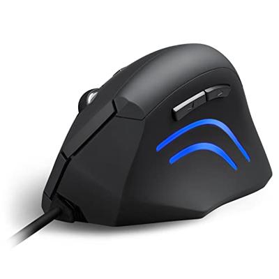 Perixx PERIMICE-508 Ergonomische muis USB Optisch Zwart 6 Toetsen 1000 dpi Ergonomisch - thumbnail