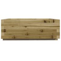 VidaXL Plantenbak 70x70x26,5 cm geïmpregneerd grenenhout - thumbnail