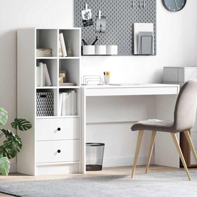 Bureau met lade 2 pcs Wit