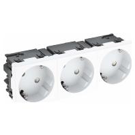 OBO Bettermann 6120503 Apparaatinzet Wandcontactdoos dubbel (b x h x d) 135 x 45 x 40 mm Wit 1 stuk(s)