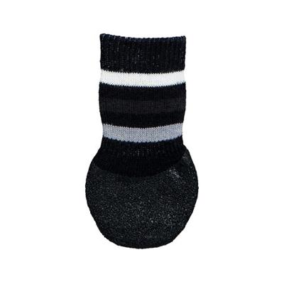Trixie hondensokken anti-slip met rubberlaag rondom zwart Trixie hondensokken anti-slip met rubberlaag rondom zwart
