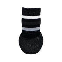 Trixie hondensokken anti-slip met rubberlaag rondom zwart - thumbnail