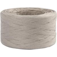 Creativ Company Papier raffia garen lichtgrijs, 100m - thumbnail