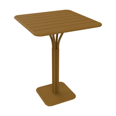 Fermob Luxembourg tuintafel hoog 80x80 cm Gingerbread