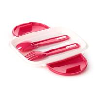 Minecraft Axolotl Clip Bento Box Lunchtrommel & bestek - thumbnail