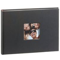 walther+ design FA-207-B Fotoalbum (b x h) 22 cm x 16 cm Zwart 40 bladzijden - thumbnail