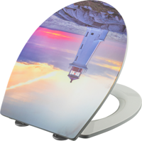 Cornat Wc-Bril Art Of Acryl+ Vuurtoren - KSDSC331 - thumbnail