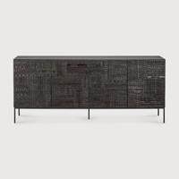 Ethnicraft Dressoir 'Tabwa' Gevernist Teakhout, 200cm - thumbnail