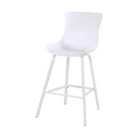 Hartman Outdoor Barkruk 'Sophie Wave' kleur Wit (zithoogte 77cm) - thumbnail