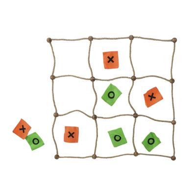 Drie-op-een-rij Spel DKD Home Decor 8424001762071 Natuurlijk Hout 30 x 25 x 6 cm