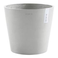Ecopots Amsterdam kunststof bloempot Grijs/Wit - Ø 36,6 cm - thumbnail