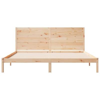 Bedframe extra lang zonder matras massief hout 200x220 cm