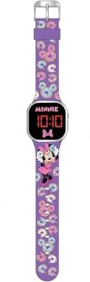 Disney Minnie Mouse LED Horloge Roze
