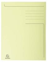 Dossiermap Exacompta Forever A4 3 kleppen 280gr geel | 50 stuks - thumbnail