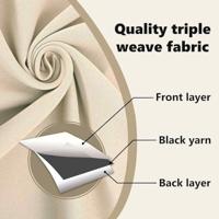 VidaXL Zwart-out gordijnen met ringen 2 pcs crème 245 x 140 cm - thumbnail