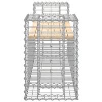 Tuinbank schanskorfontwerp 183x41x60,5 cm massief grenenhout - thumbnail