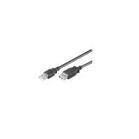 Microconnect USBAAF01B - USB2.0 Extension A-A 0,1m M-F - Zwart, Hi-Speed kabel - Garantie: 25Y - thumbnail