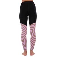 Mons Royale Cascade Merino Flex 200 Legging Dames Thermobroek Blazing Trails S - thumbnail