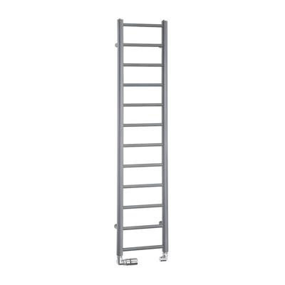 Handdoekradiator Sapho Dina Recht 30x138 cm Metallic Zilver Sapho